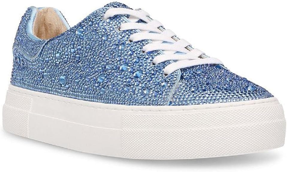 Betsey Johnson Women's Sidny Sneaker in Light Blue Color