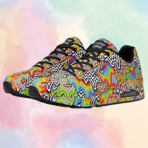 Jen Stark Colorful Skechers for Women