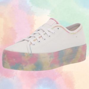 Keds Women's Triple Up Tie Dye Foxing Colorful Sneaker Image