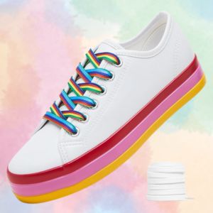 XRH Rainbow Platform Colorful Sneakers for Women Review