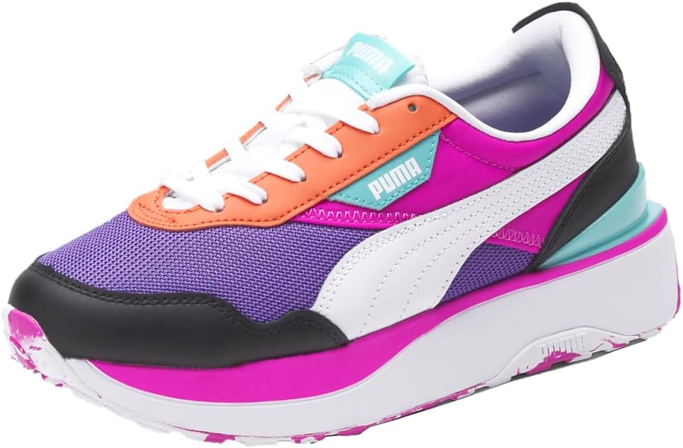 PUMA Women's Cruise Rider Hypnotize Lace Up Sneaker Look and features