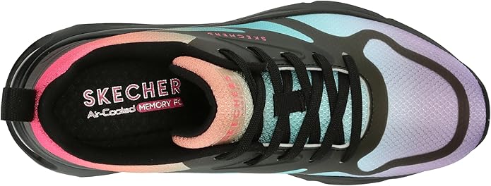 Skechers Women's Tres-air Uno-Hazy Sunset Sneaker Upper