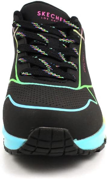 Skechers Women's Uno Pop of Sunshine Colorful Sneaker Frontside View