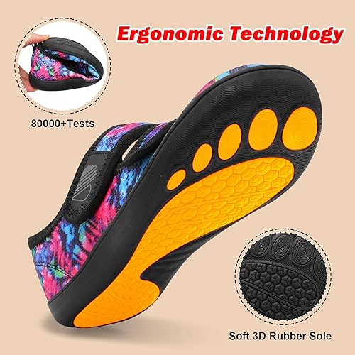 Besroad Women Walking Shoes-Sole View