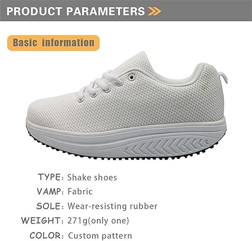 FOR U DESIGNS Fitness Platform Shoes-Left Side View