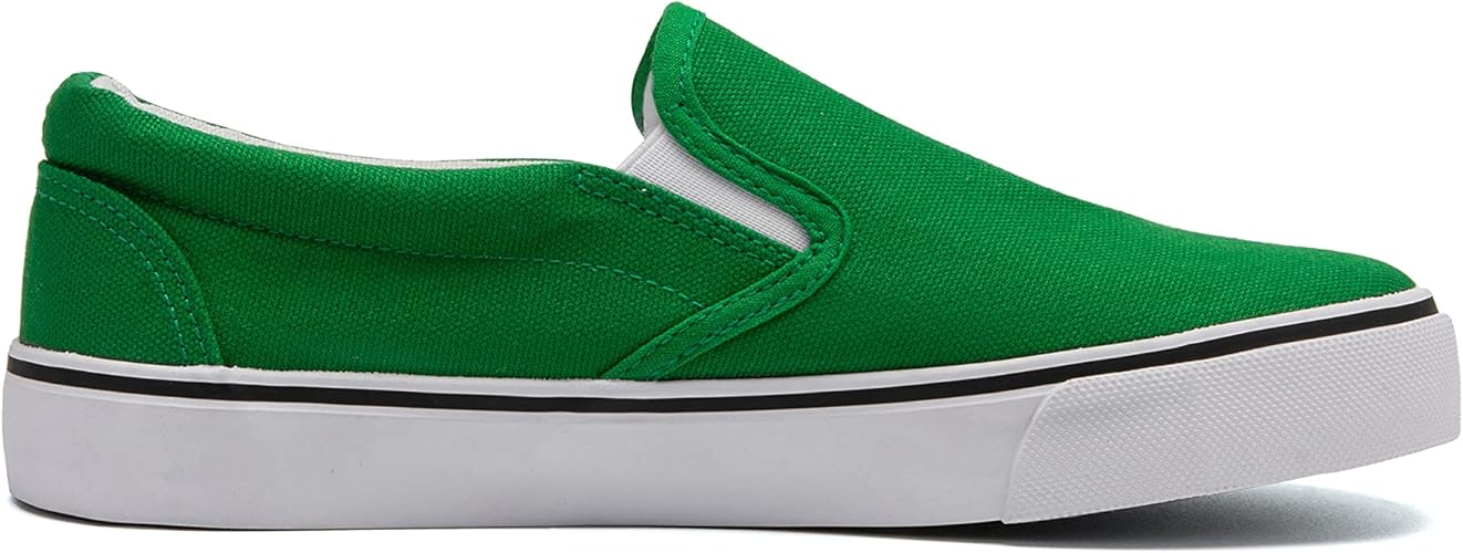 Low-Top Slip Ons Women's Fashion Sneakers-Right Side View