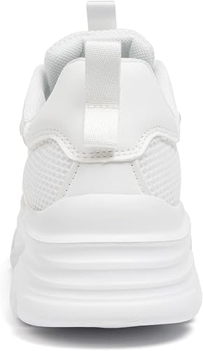 Niluber Women's Chunky Platform Sneakers-Back Side View