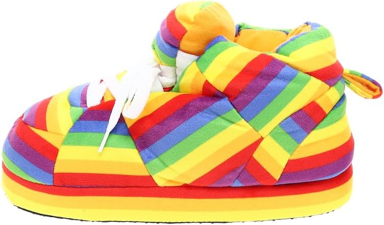 Happy Feet Slippers' Standard Sneaker Slippers-Left Side View
