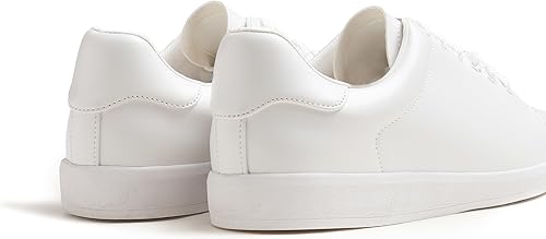 Women's Featured PU Leather Colorful Sneaker-Back View