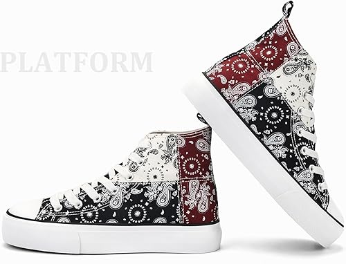 ANTLULU Women's Platform Canvas Shoes-Sole View
